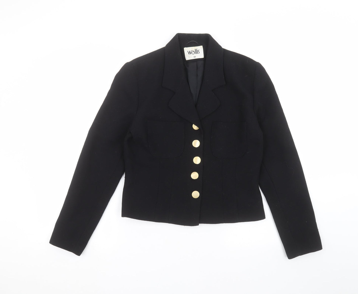 Wallis Womens Black   Jacket  Size 10