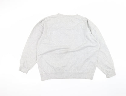 Preloved Preworn Mens Grey   Pullover Jumper Size L - Back
