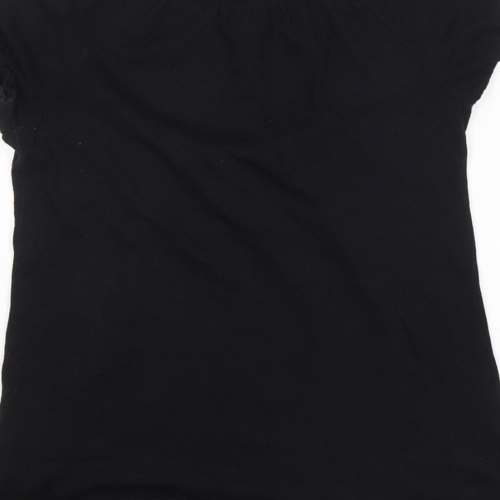 Bershka Womens Black   Basic Blouse Size M
