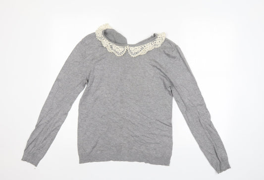 Atmosphere Womens Grey   Pullover Jumper Size 10