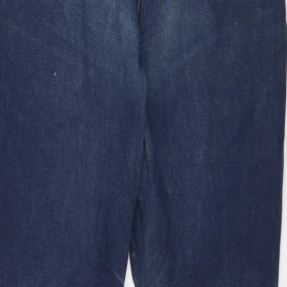Camela Womens Blue  Denim Skinny Jeans Size 12 L27 in