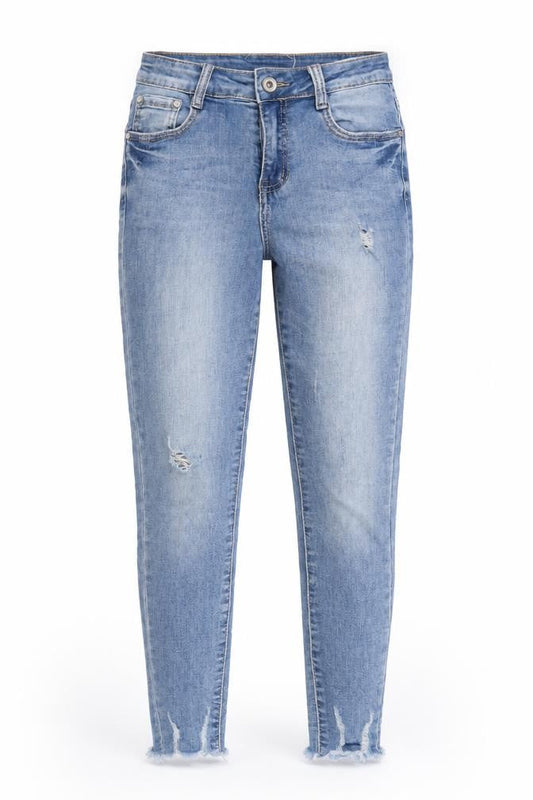Womens Blue  Denim Skinny Jeans Size 27 L26 in