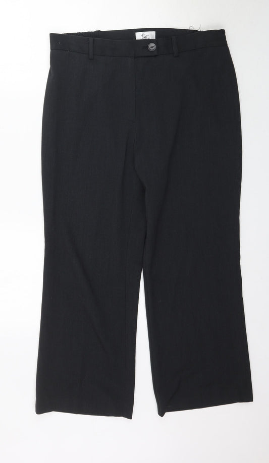 Klass Womens Grey   Trousers  Size 14 L27 in