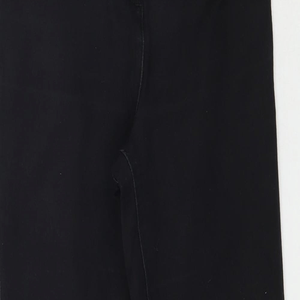 Papaya Womens Black  Denim Skinny Jeans Size 8 L25 in