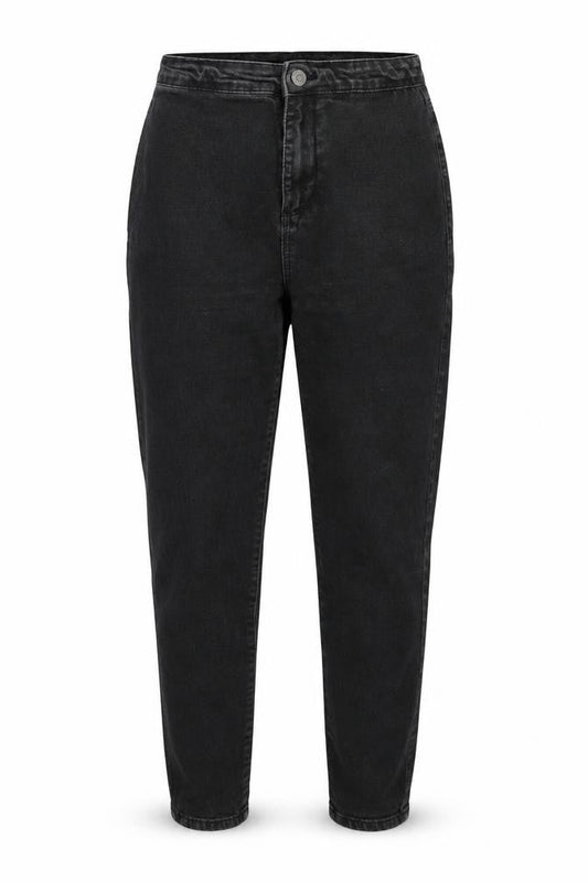 Denim Co Womens Black  Denim Tapered Jeans Size 10 L26 in
