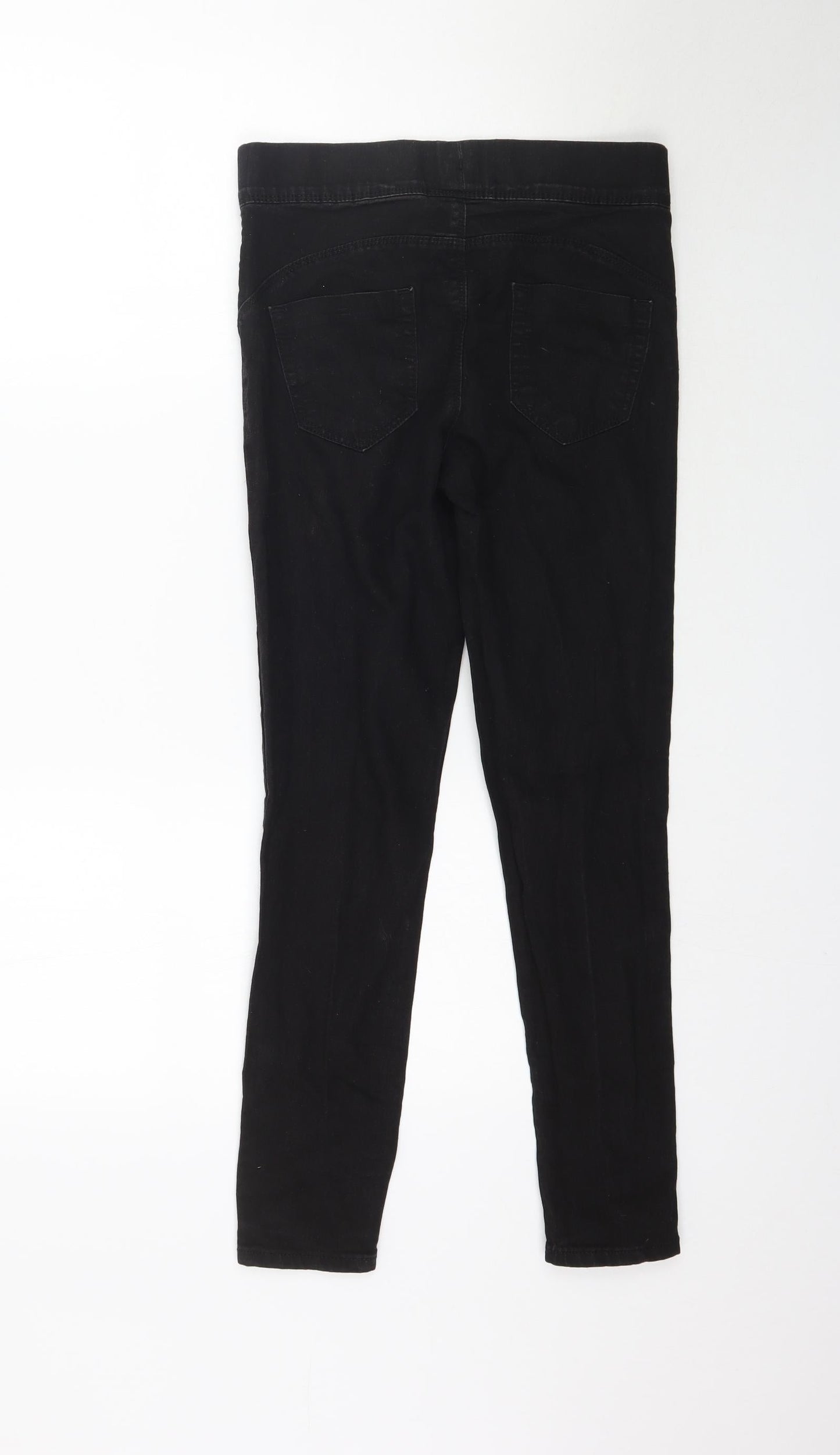 Denim & Co. Womens Black  Denim Skinny Jeans Size 8 L27 in