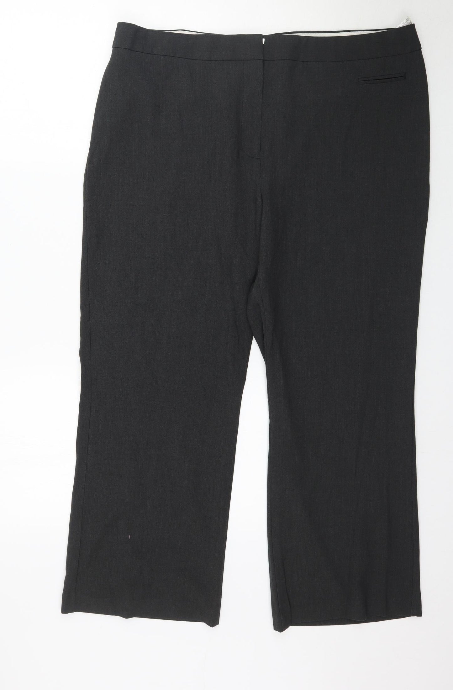 Marks and Spencer Womens Grey   Trousers  Size 18 L27 in