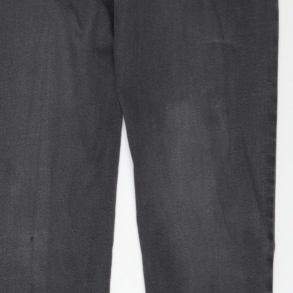 Denim Co. Womens Black  Denim Skinny Jeans Size 10 L31 in