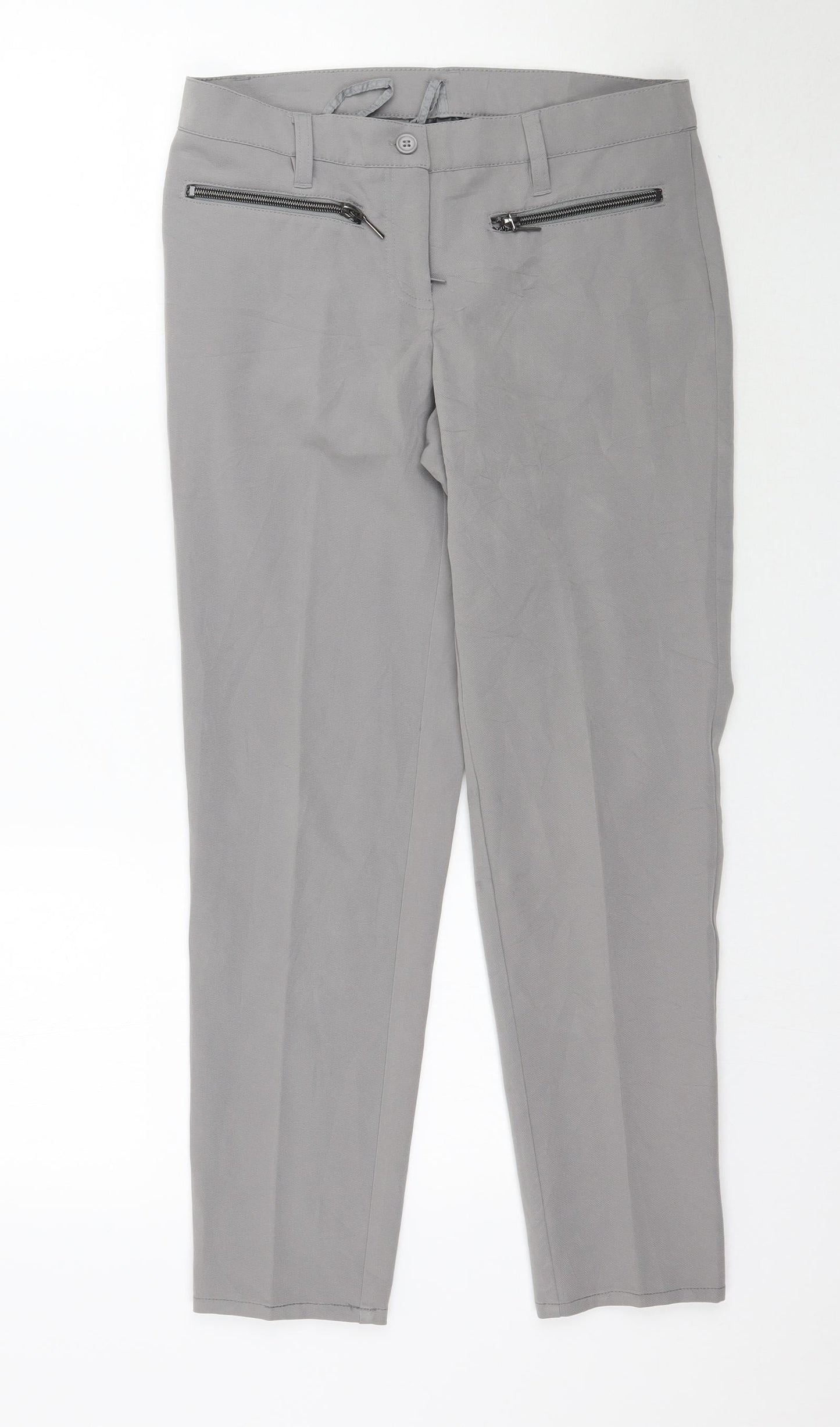 Bpc Womens Grey   Trousers  Size 10 L27 in