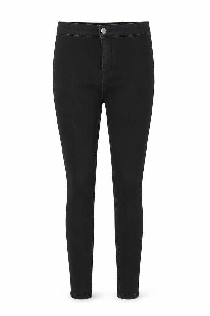 Matalan Womens Black  Denim Skinny Jeans Size 8 L25 in
