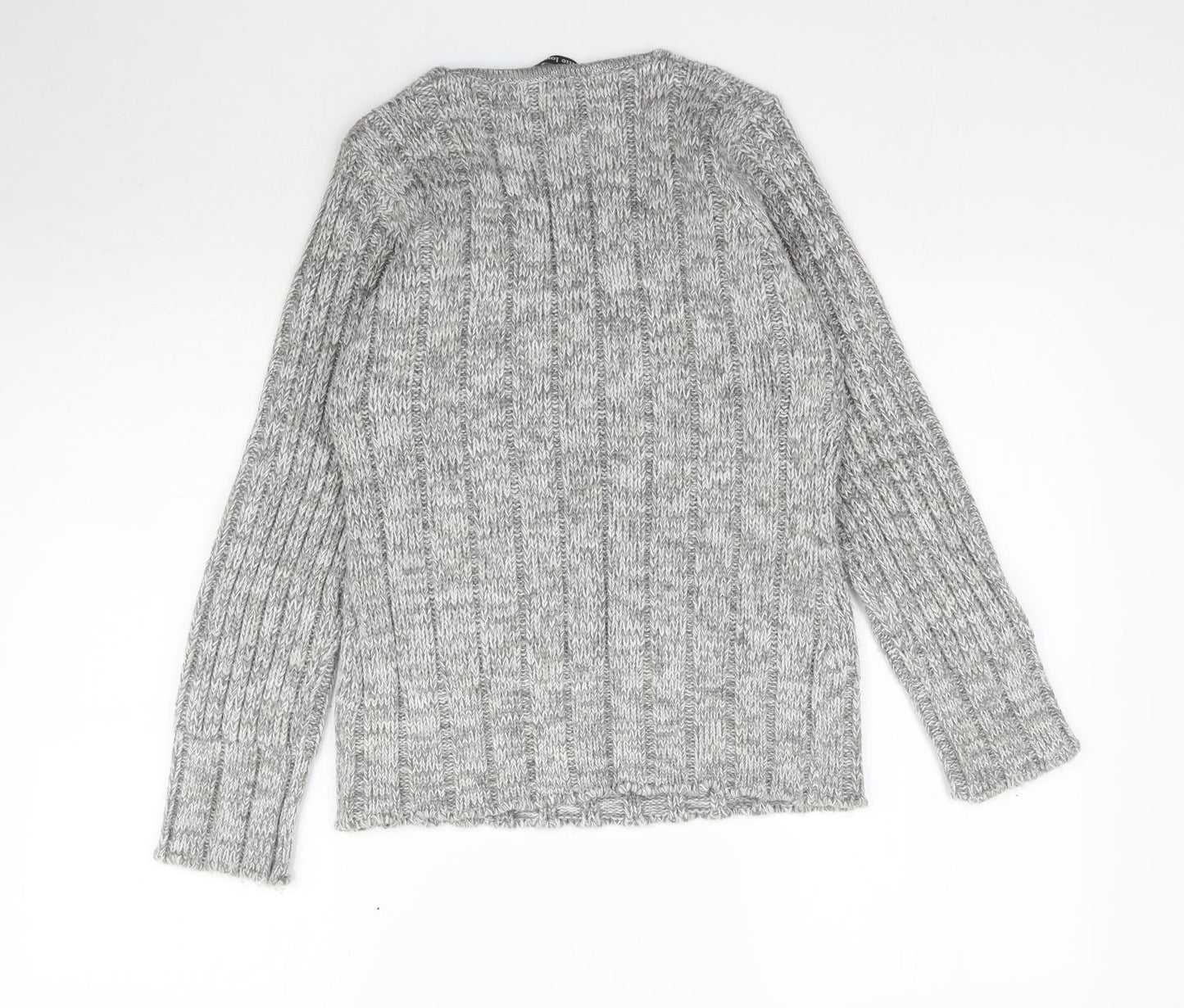 Ellie Louise Womens Grey  Knit Pullover Jumper Size M