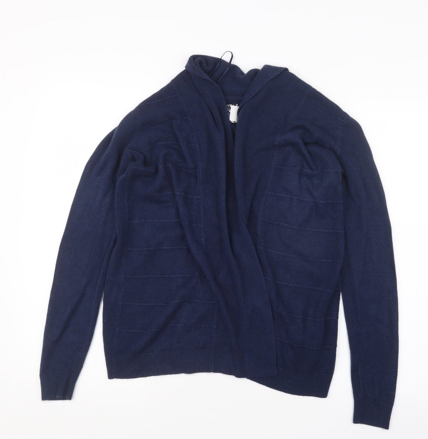 Maine Womens Blue  Knit Cardigan Jumper Size 14
