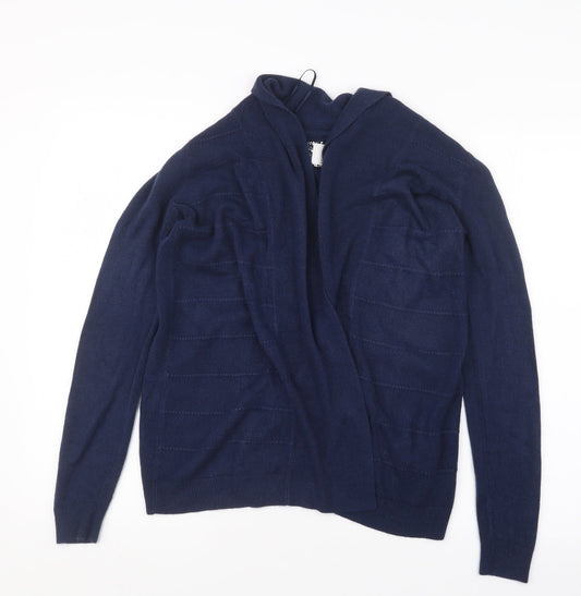 Maine Womens Blue  Knit Cardigan Jumper Size 14