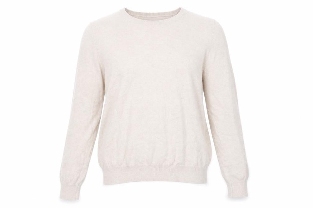 Meraki Womens Beige  Knit Pullover Jumper Size M