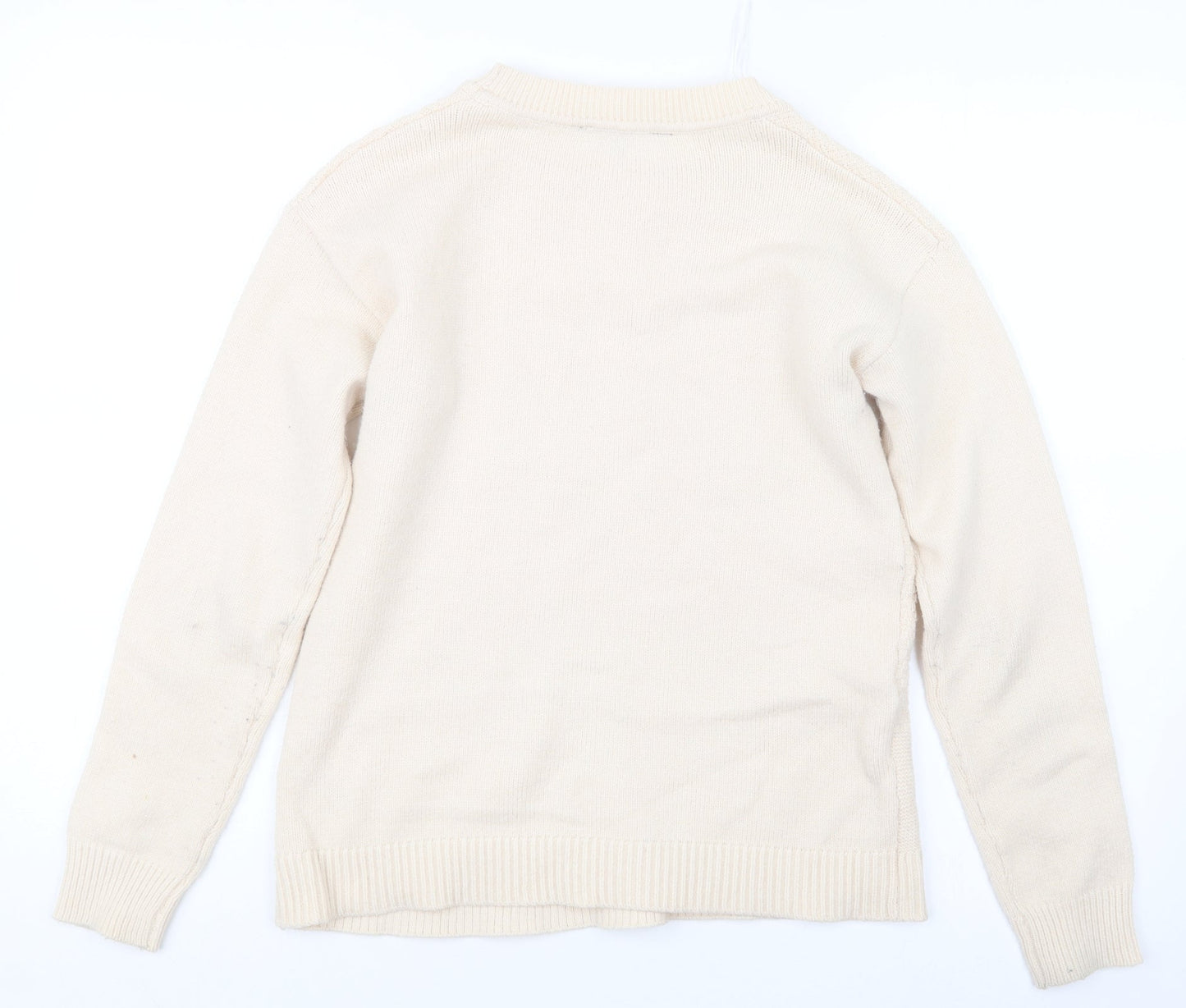 Bonmarché Womens Beige  Knit Pullover Jumper Size 10