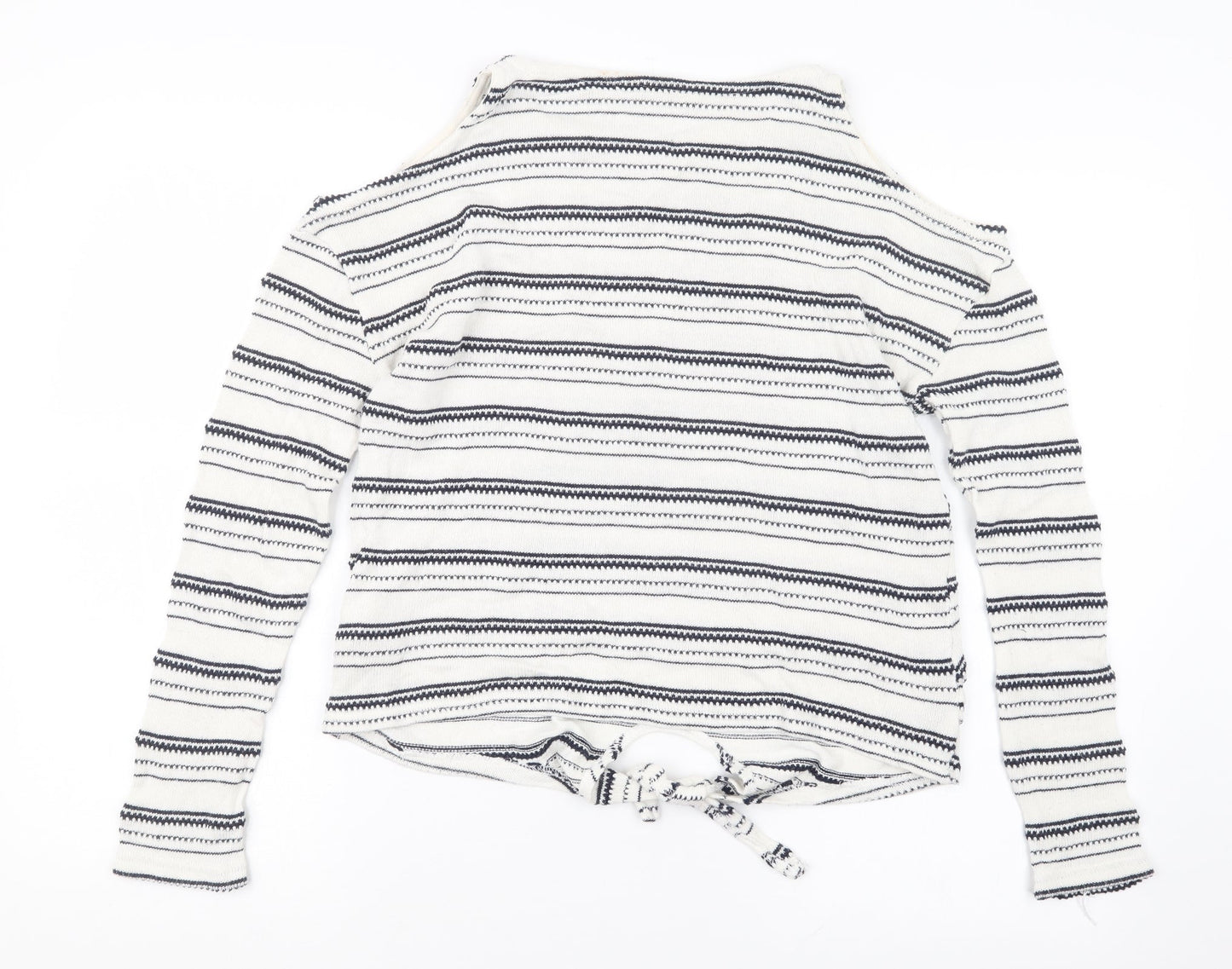 Pull&Bear Womens White   Pullover Jumper Size M
