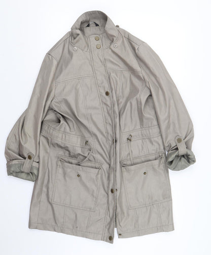 Classics Womens Beige   Jacket Coat Size 12