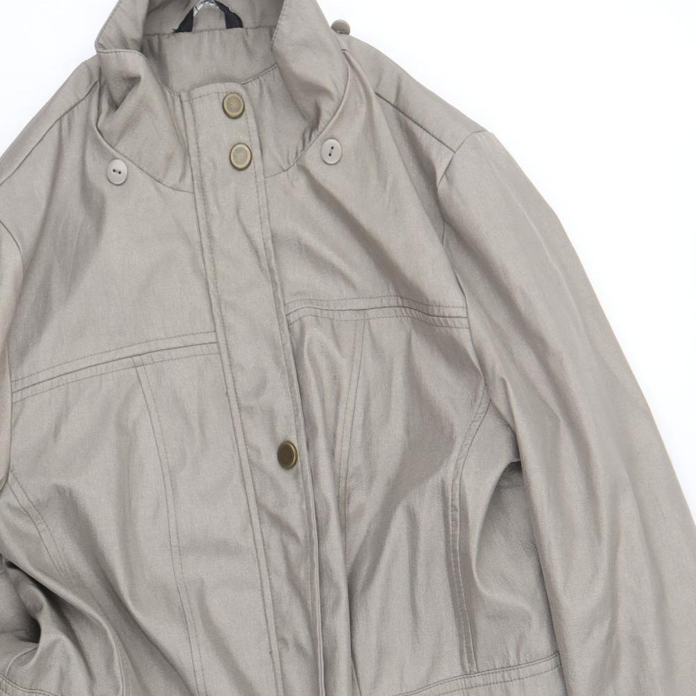 Classics Womens Beige   Jacket Coat Size 12