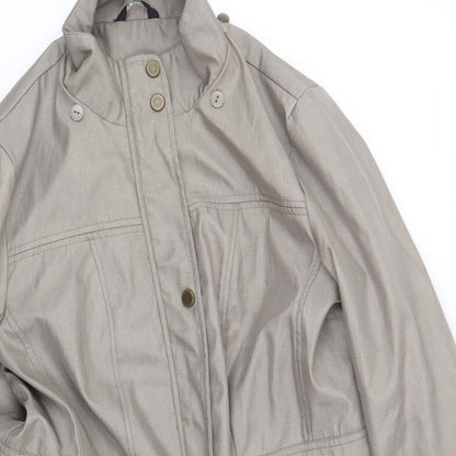 Classics Womens Beige   Jacket Coat Size 12