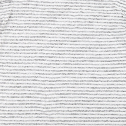 Peacocks Womens Grey Striped  Pullover Jumper Size 12