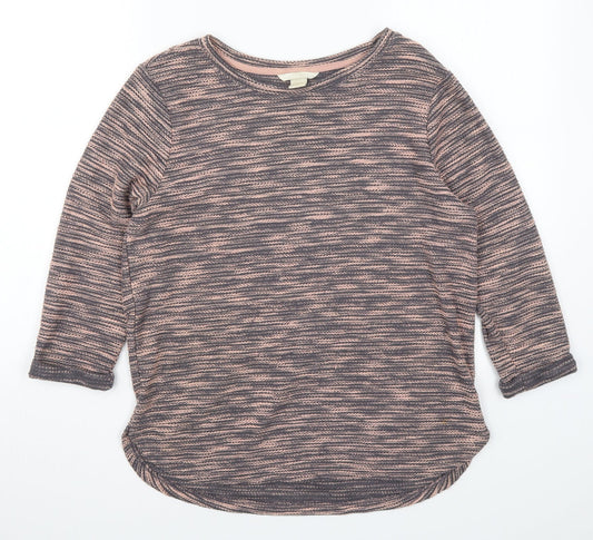 H&M Womens Pink  Knit Pullover Jumper Size XS