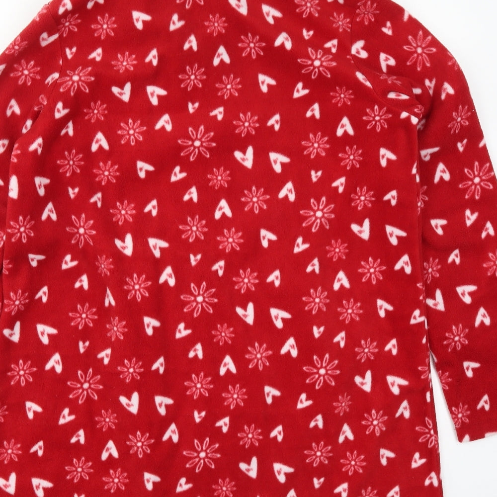 Avon Womens Red Geometric  Top Dress Size 10  - Hearts and Flowers
