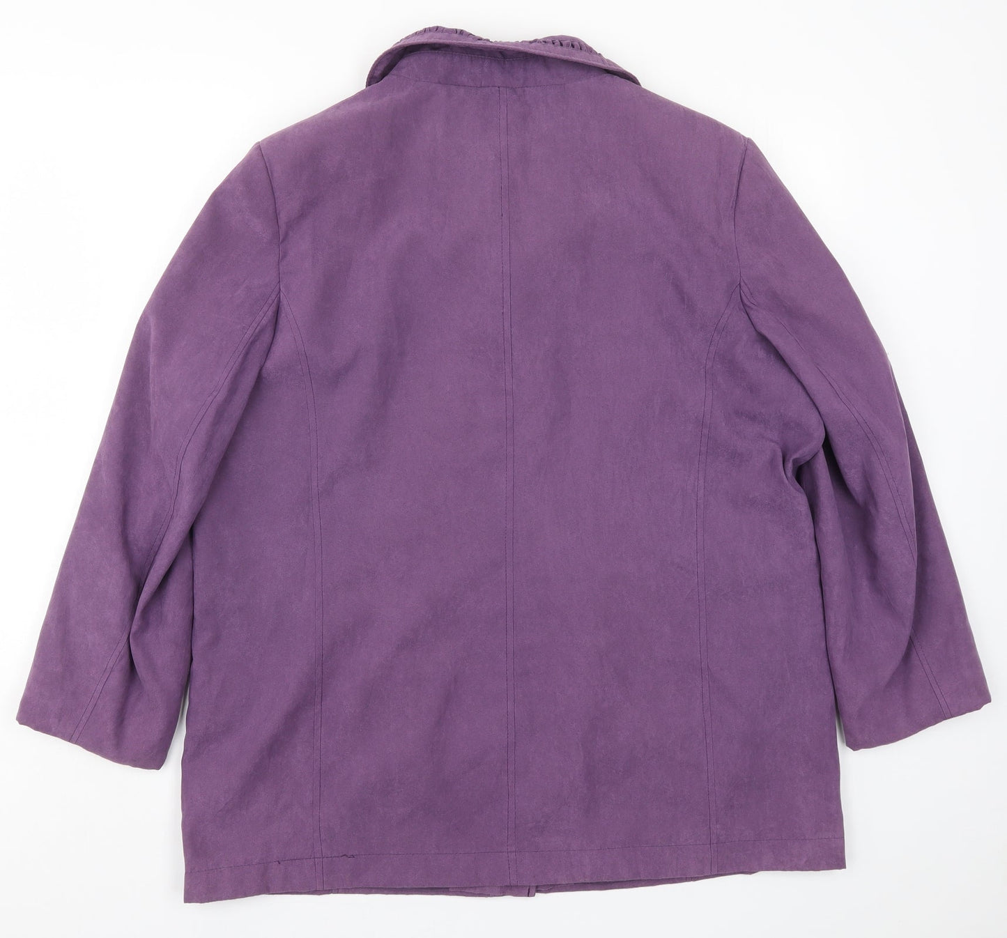 EWM Womens Purple   Jacket Coat Size 18