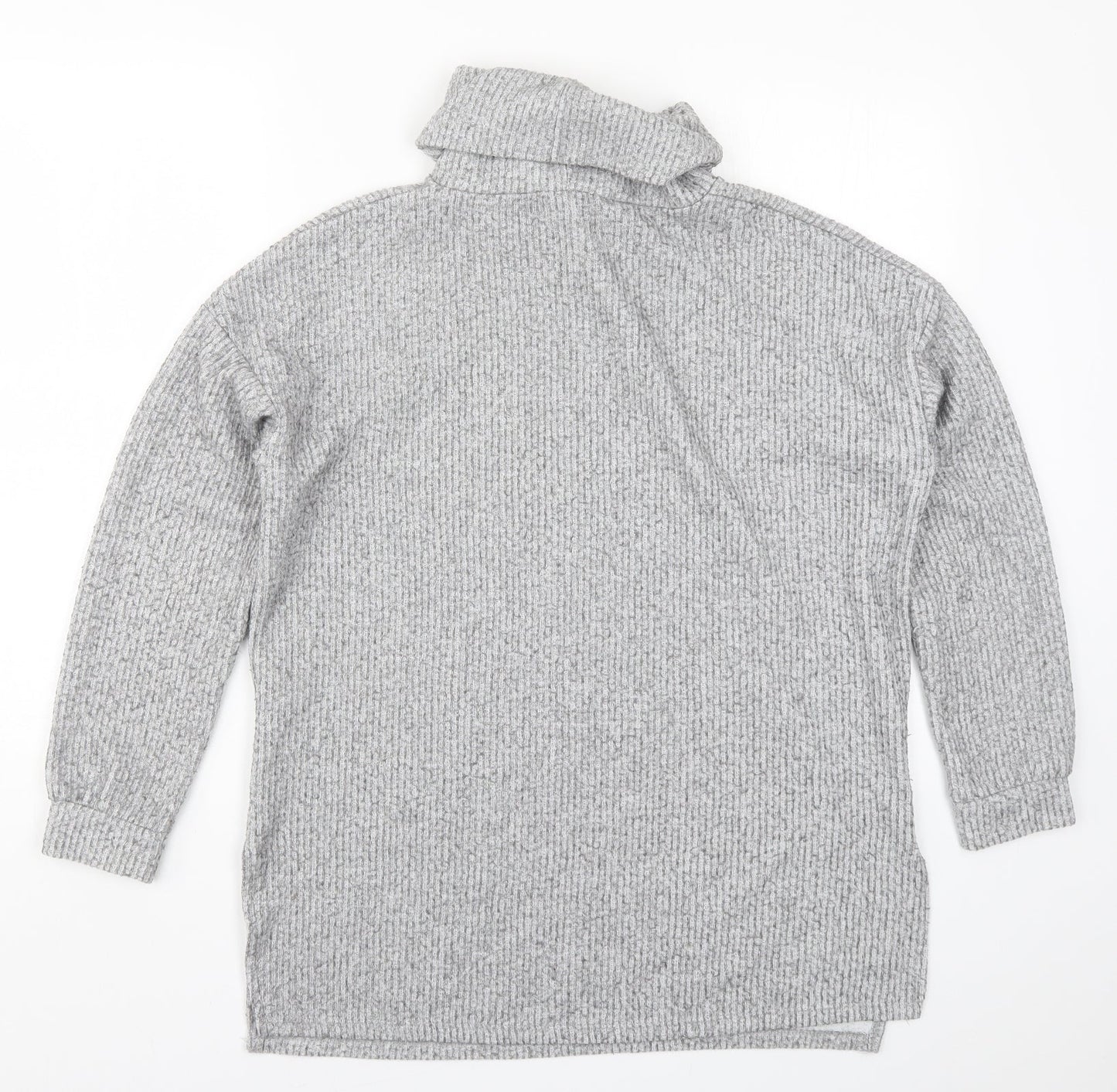 New Look Womens Grey  Knit Pullover Jumper Size M