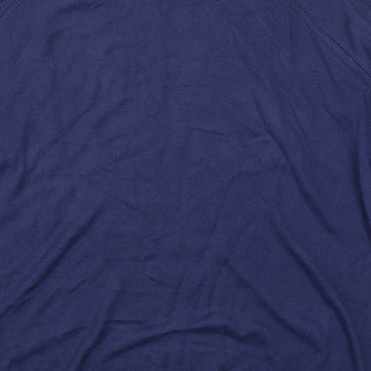Mango Womens Blue  Knit Pullover Jumper Size S
