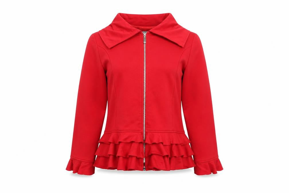 Per Una Womens Red   Jacket Coat Size L