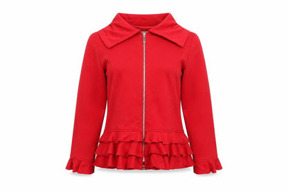 Per Una Womens Red   Jacket Coat Size L