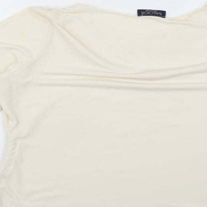 saloos collection Womens Beige   Basic Blouse Size 2XL