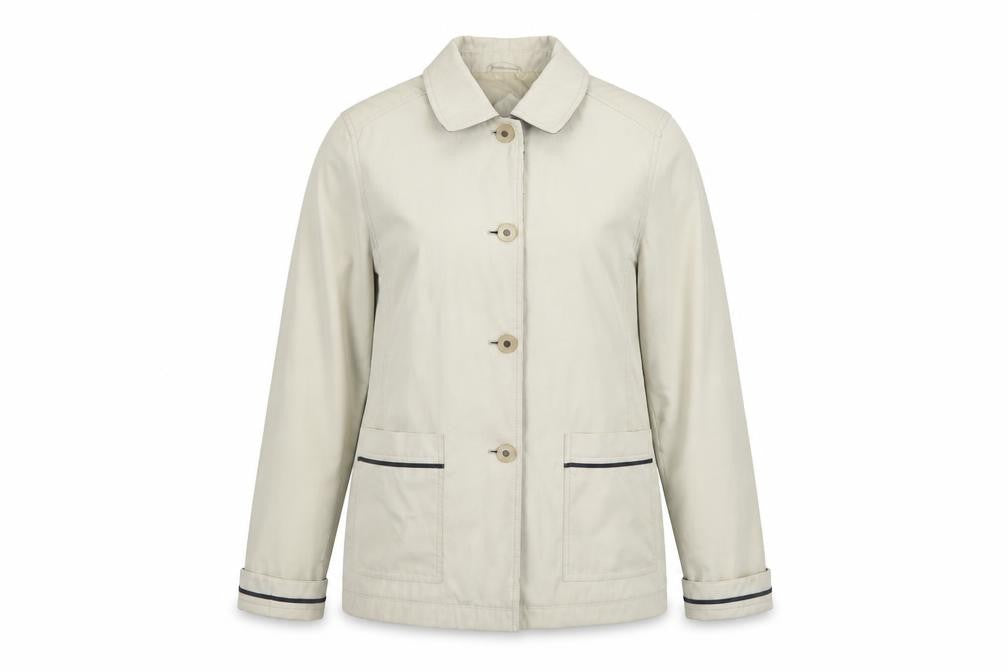 Style Womens Beige   Overcoat Coat Size 12