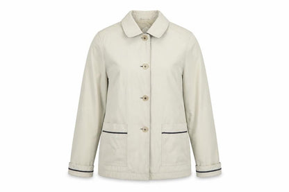 Style Womens Beige   Overcoat Coat Size 12