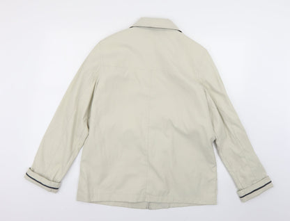 Style Womens Beige   Overcoat Coat Size 12