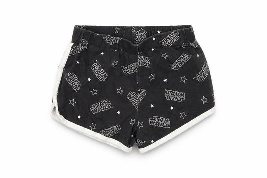 George Girls Black Geometric  Cut-Off Shorts Size 4-5 Years