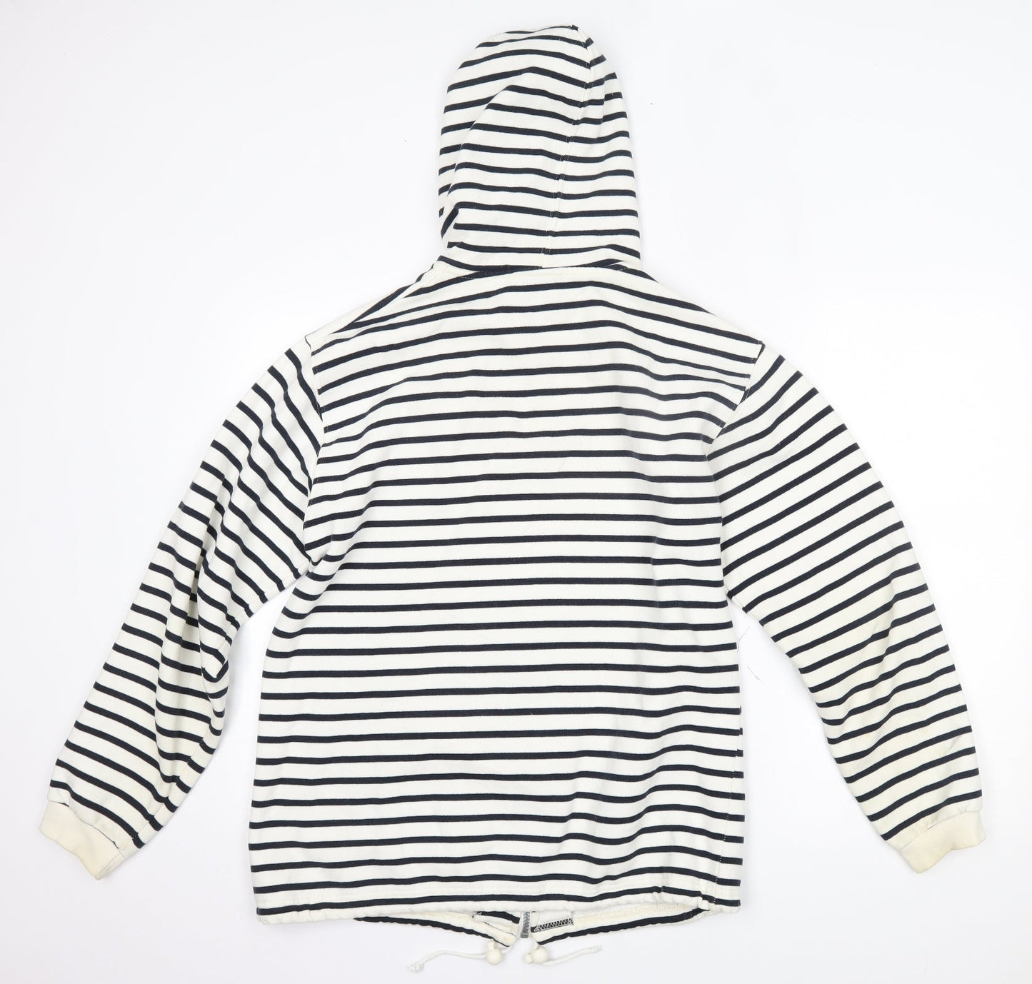 Rayar Womens White Striped  Jacket  Size M