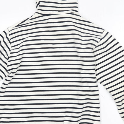 Rayar Womens White Striped  Jacket  Size M
