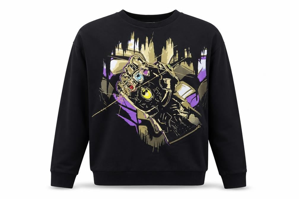 Disney Womens Black   Pullover Sweatshirt Size M  - MARVEL