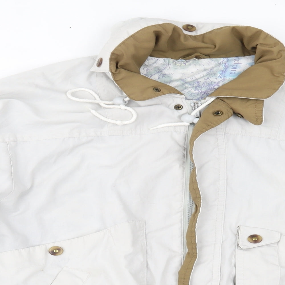 Preworn Womens White   Jacket  Size 40