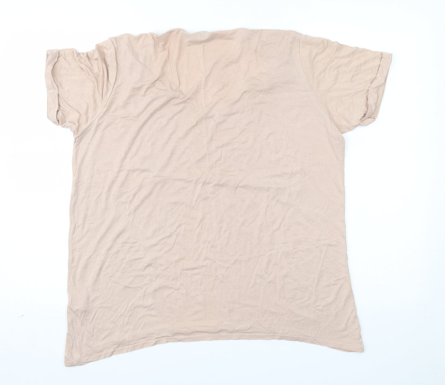 Missguided Womens Pink   Basic T-Shirt Size 10