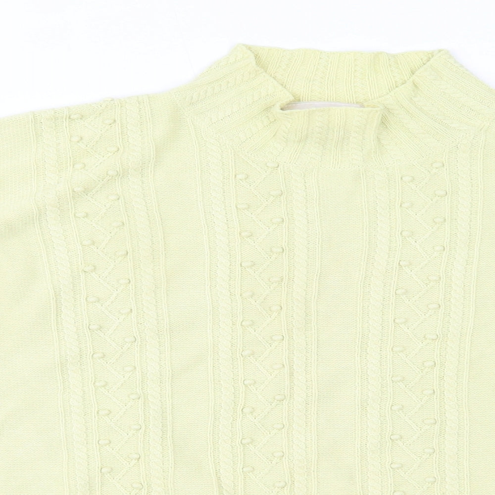 Country Casuals Womens Yellow   Basic Blouse Size L