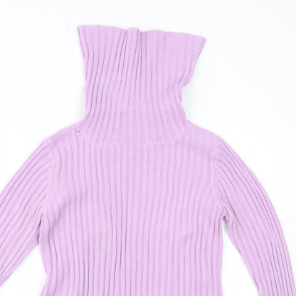 Preloved Miss Selfridge Womens Purple   Basic Blouse Size 12 - Detail