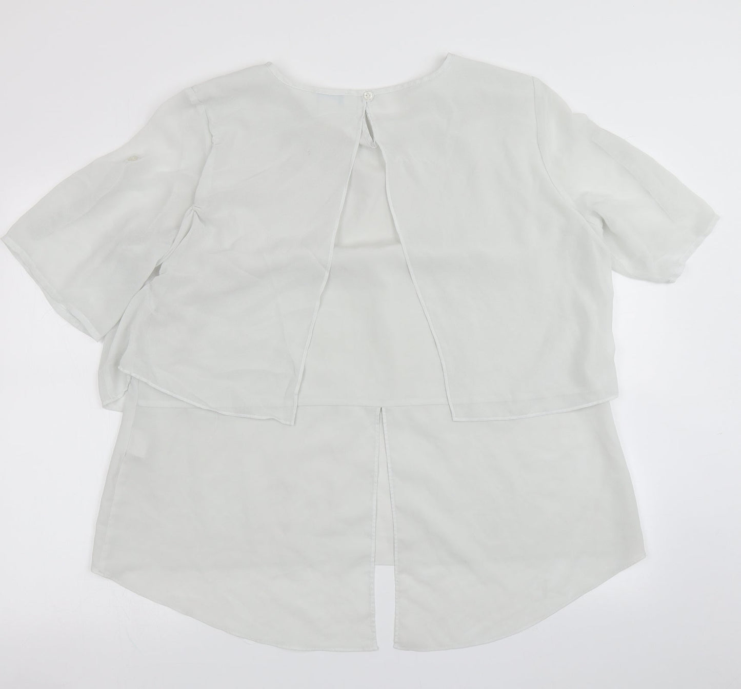 Creation L Womens Grey   Basic Blouse Size 20