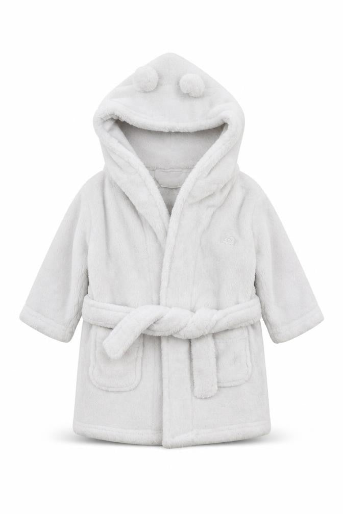 Babytown Baby White Solid  Kimono Robe Size 6-9 Months