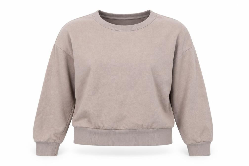 H&M Womens Brown   Pullover Sweatshirt Size S  - Cut out back