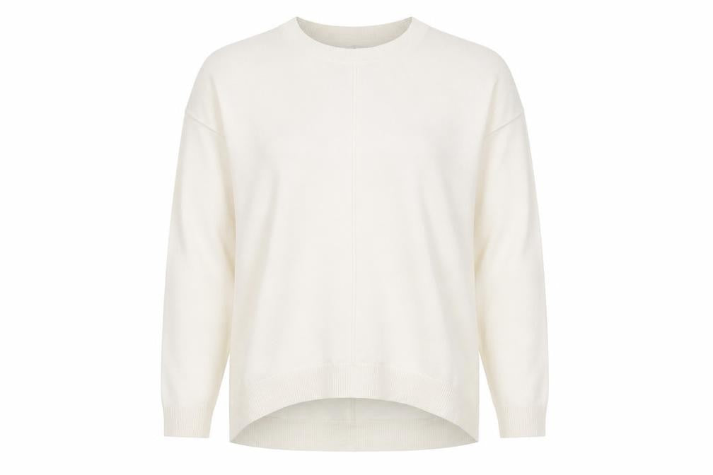 The Collection Womens Ivory  Knit Pullover Jumper Size 14