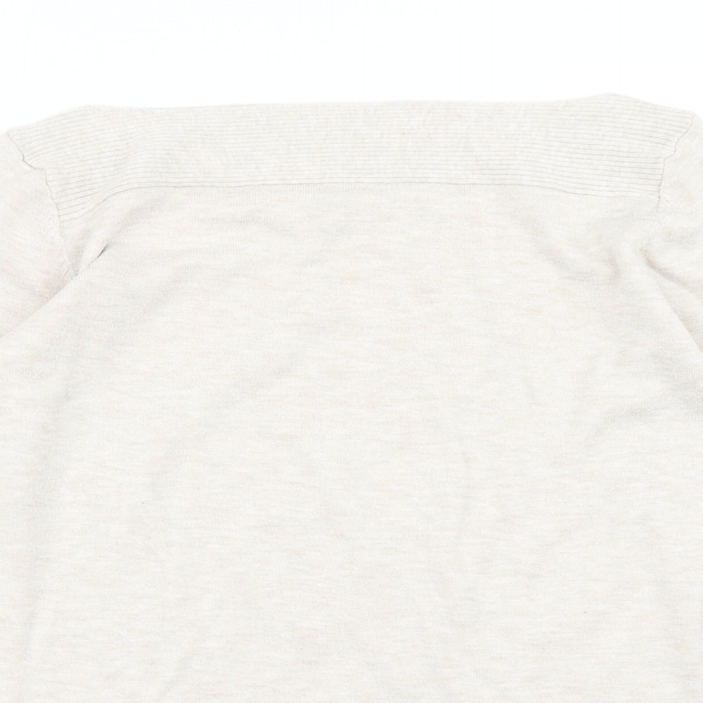 NEXT Womens Beige  Knit Pullover Jumper Size 10