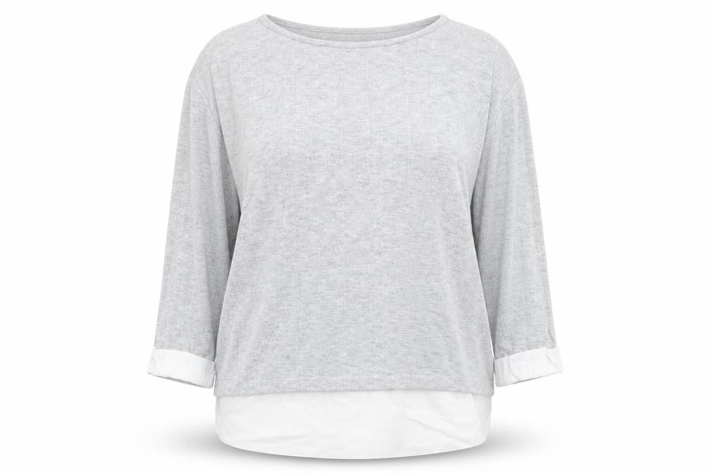 Dorothy Perkins Womens Grey   Basic T-Shirt Size 16