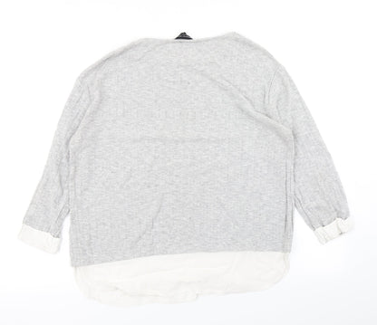 Dorothy Perkins Womens Grey   Basic T-Shirt Size 16